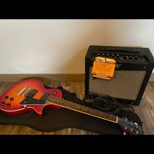 Electric Guitar and Amplifier